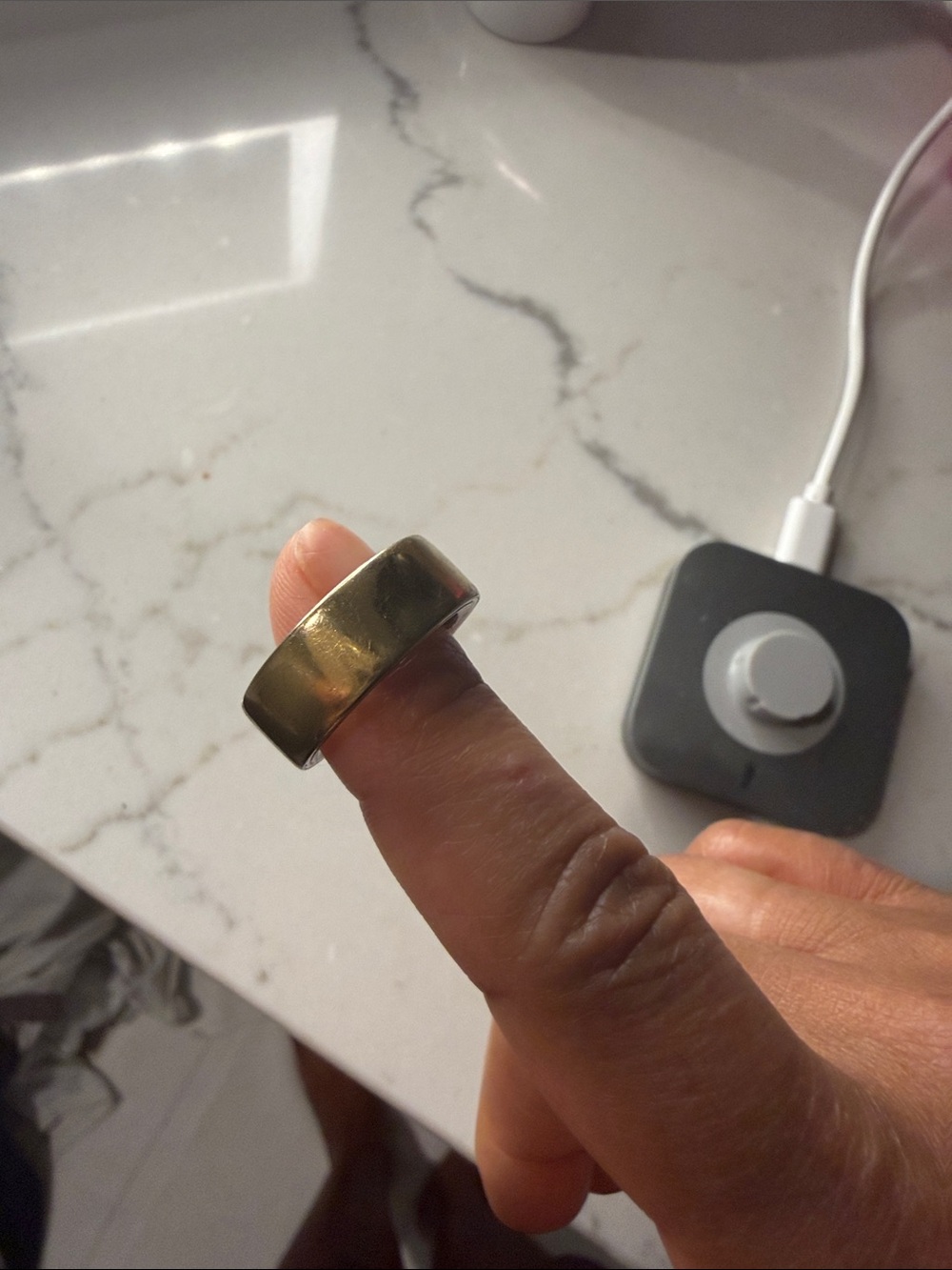 Oura Gold Tone Smart Ring Accessory